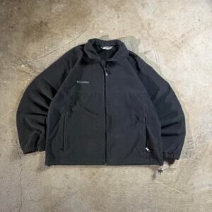 Grey Boxy Columbia Sportswear Zip Up Fleece Jacket